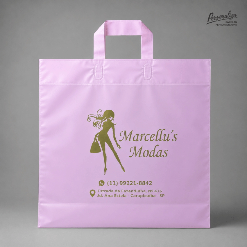 Sacola Personalizada - Alça Fita 40x50 (G)