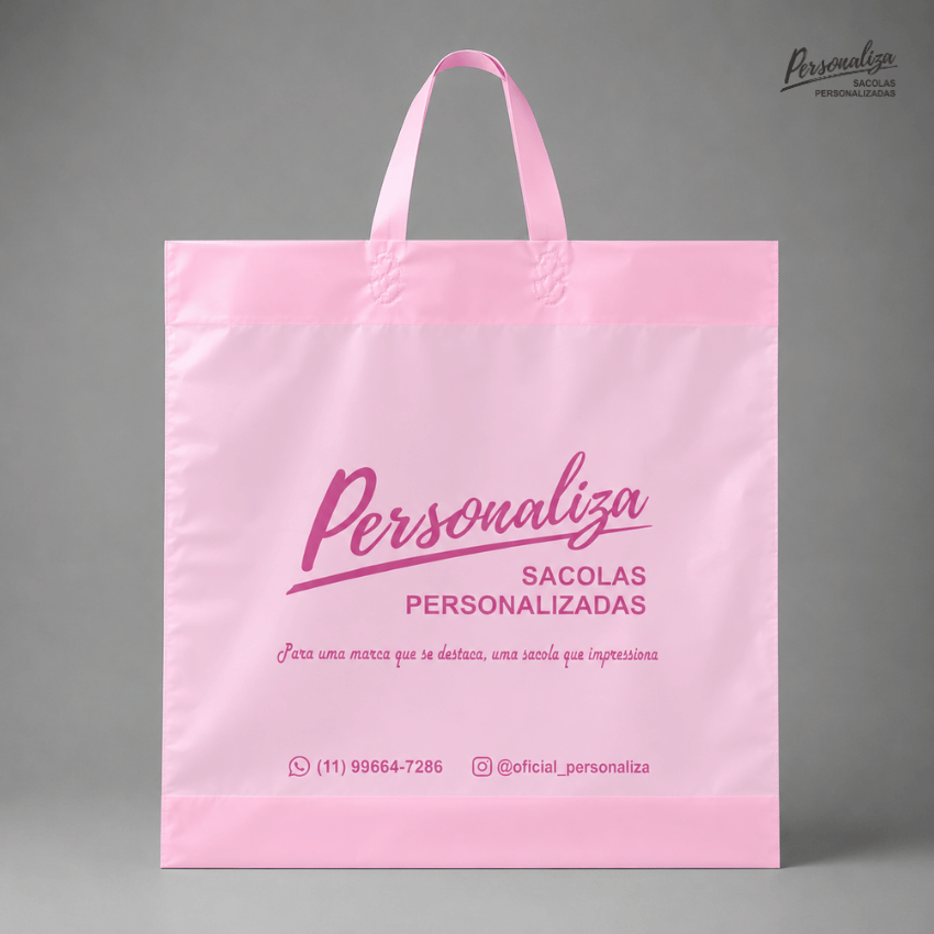 Sacola Personalizada - Alça Fita 45x55 (GG)