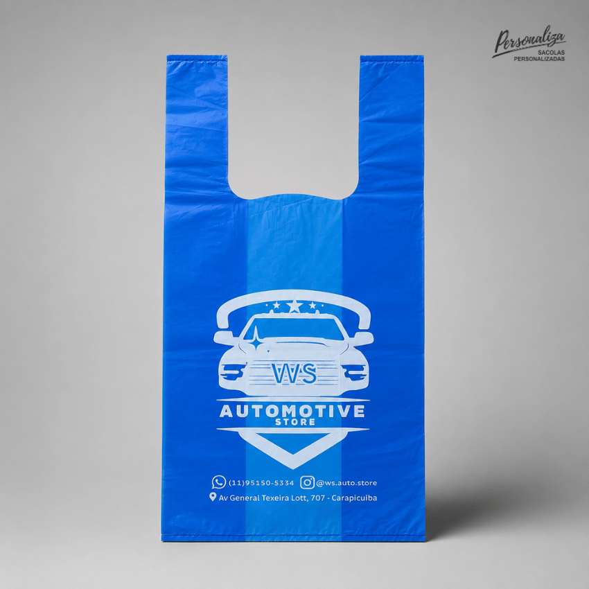 Sacola Personalizada - "Camiseta" 30x40 (PP)