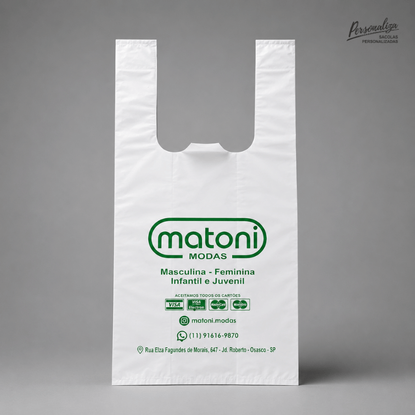 Sacola Personalizada - "Camiseta" 35x45 (P)