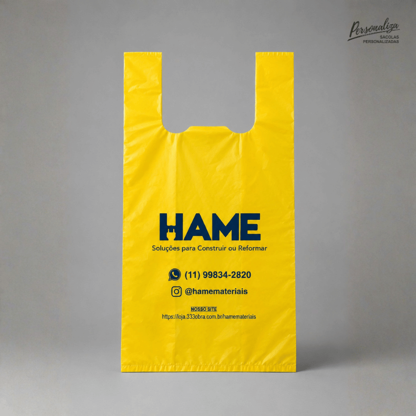 Sacola Personalizada - "Camiseta" 50x70 (G)