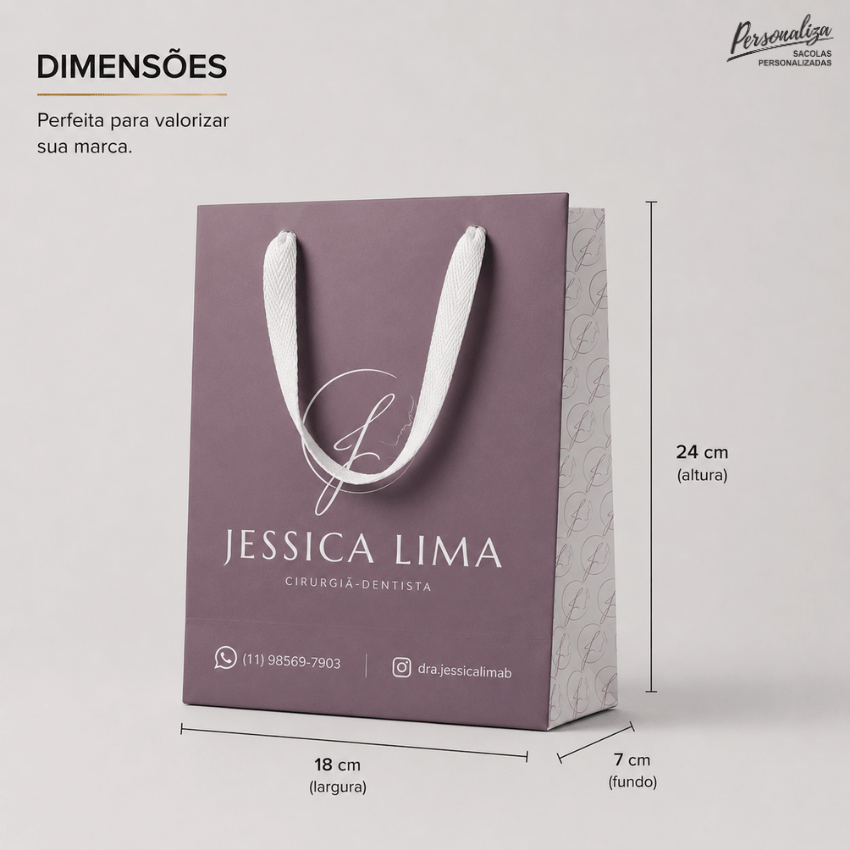 Sacola Offset 180g - Vertical - Imagem 3